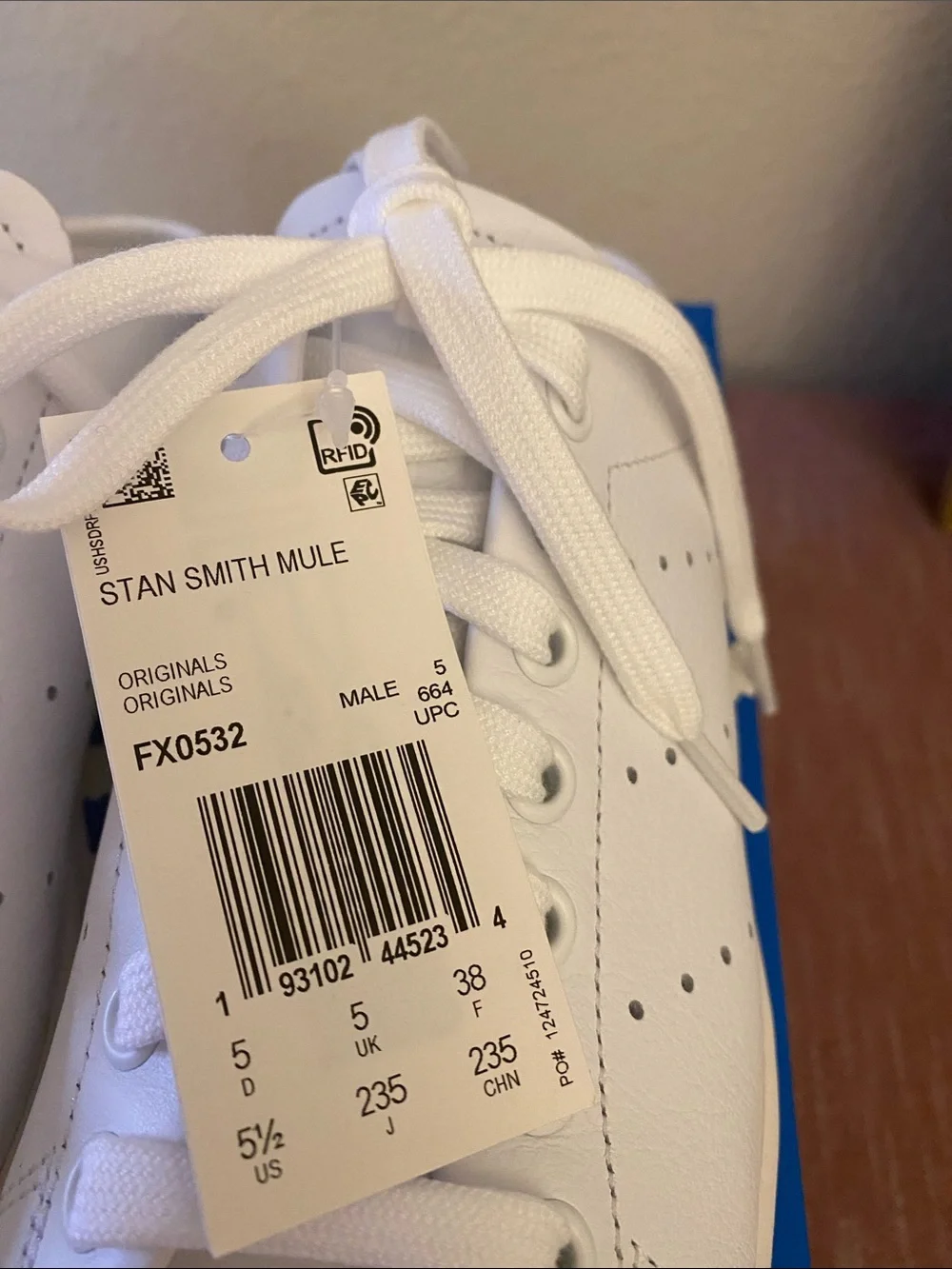 Adidas Stan Smith White Leather Mule Sneakers - Classic Low Top